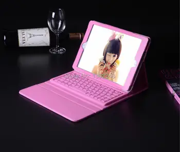 

2 in 1 Wireless Silicone Bluetooth Keyboard for Apple ipad 2 3 4 New ipad 9.7'' Stand PU Leather Cover Book Protector Shell Case
