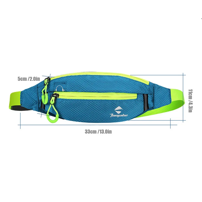 Ультралегкая спортивная водонепроницаемая поясная сумка для бега с отверстием для наушников, мужская и женская поясная сумка, поясная сумка для мобильного телефона, кошелек, сумка