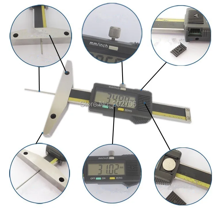 100mm digital depth gauge (5)