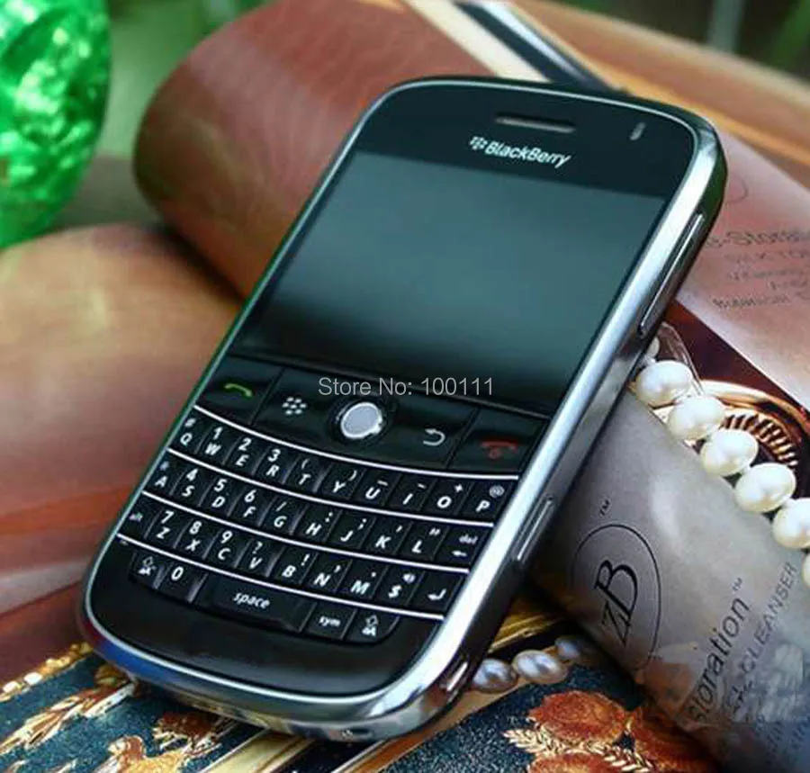 9000 Original BlackBerry Bold 9000 Cell Phone QWERTY Keyboard ( Black) Mobile Phone Free shipping
