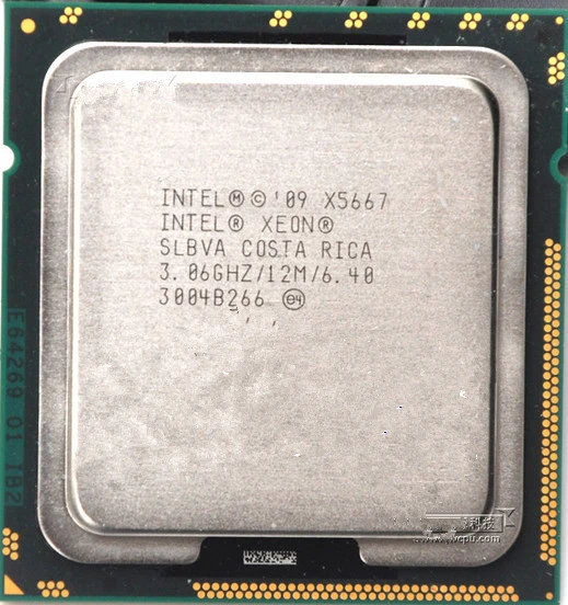 Intel Xeon X5667  x5667 CPU processor  3.06GHz   LGA1366/12MB  L3 95W Cache/Quad Core  server CPU top cpu