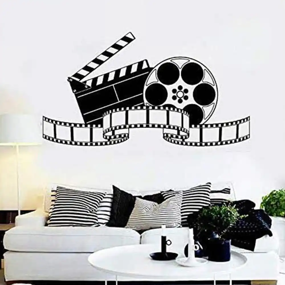 104x57 Cm Moda Vintage Proyectores Extraible Pared Pegatina Arte Mural Calcomanias Del Hogar Decoracion Diy Para El Arte Del Dormitorio Etiqueta De La Pared Aliexpress