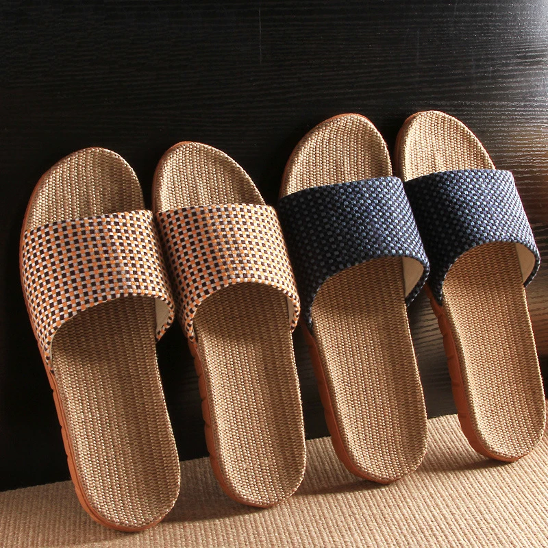 Buy Simple Home Slippers Non slip Natural materials
