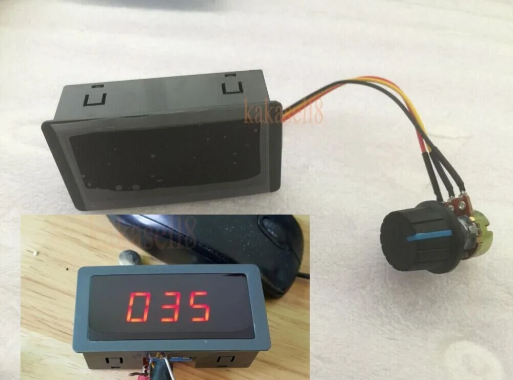 DC 6-30V 12V 24V MAX 5A MOTOR PWM SPEED CONTROLLER WITH DIGITAL DISPLAY | Обустройство дома