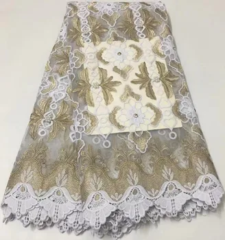 

Hot sale latest african laces 2019 african french lace fabric with guipure lace fabric nigerian lace fabrics for dress EL-A14