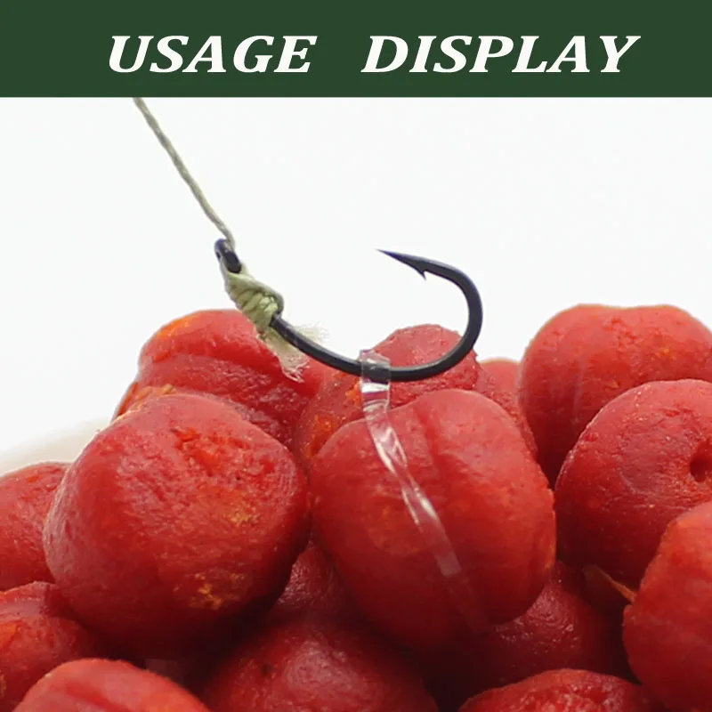 120 قطع الكريات الطعم الفرقة المطاط الطعم بندر الكارب الصيد الاكسسوارات مرونة Baitbands خواتم ل بيت Boilies حامل معالجة