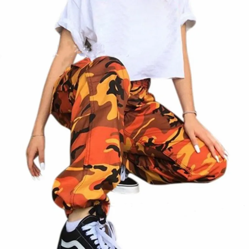 5XL Женские брюки с высокой талией Pantalon Femme карго до щиколотки спортивные уличная