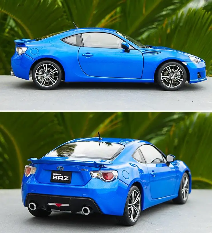 1:18 передовая модель автомобиля из сплава, SUBARU BRZ GT86, литая металлическая модель игрушечного автомобиля, коллекция подарков