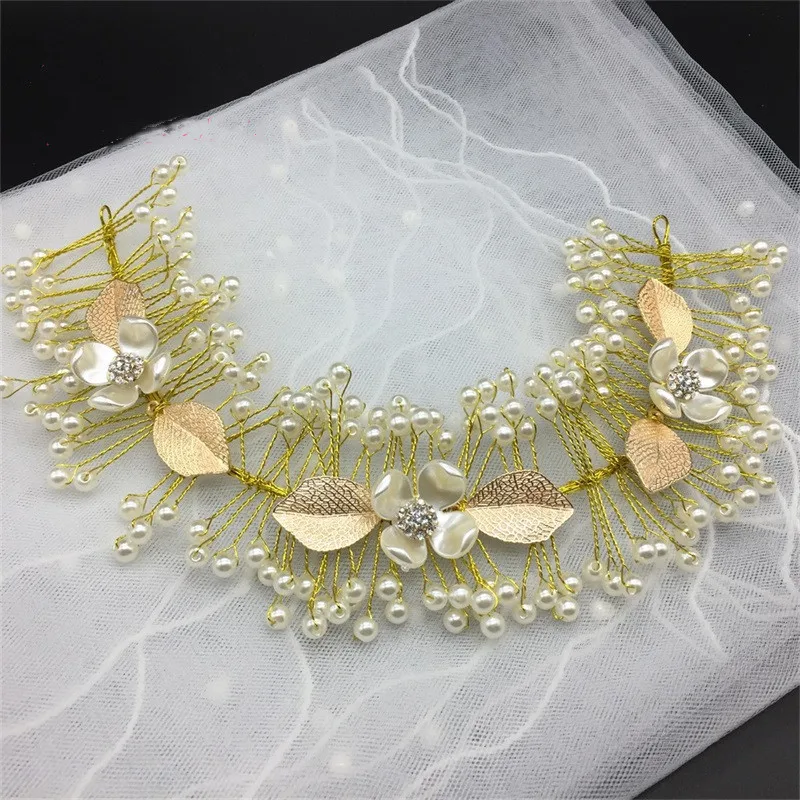 bridal-handmade-pearl-Hair-ornaments-gold-floral-leaves-lady-girls-wedding-party-accessories-women-headress-RE621 (4)