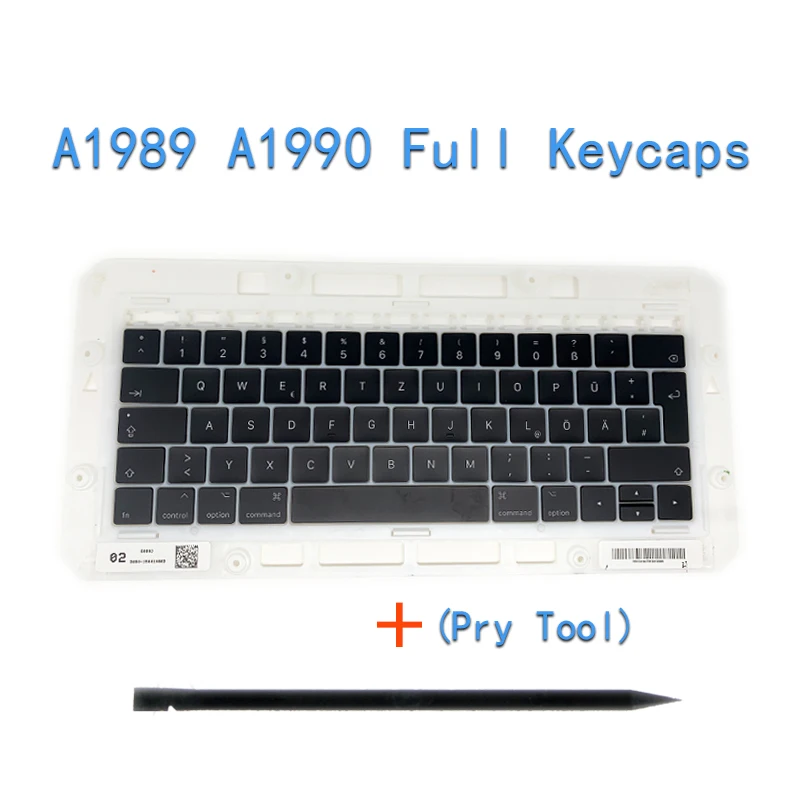 Оригинальные немецкие колпачки клавиш A1706/A1707/A1708 для Macbook Pro/Air 13 &quot15&quot A1932/A1990/A1989
