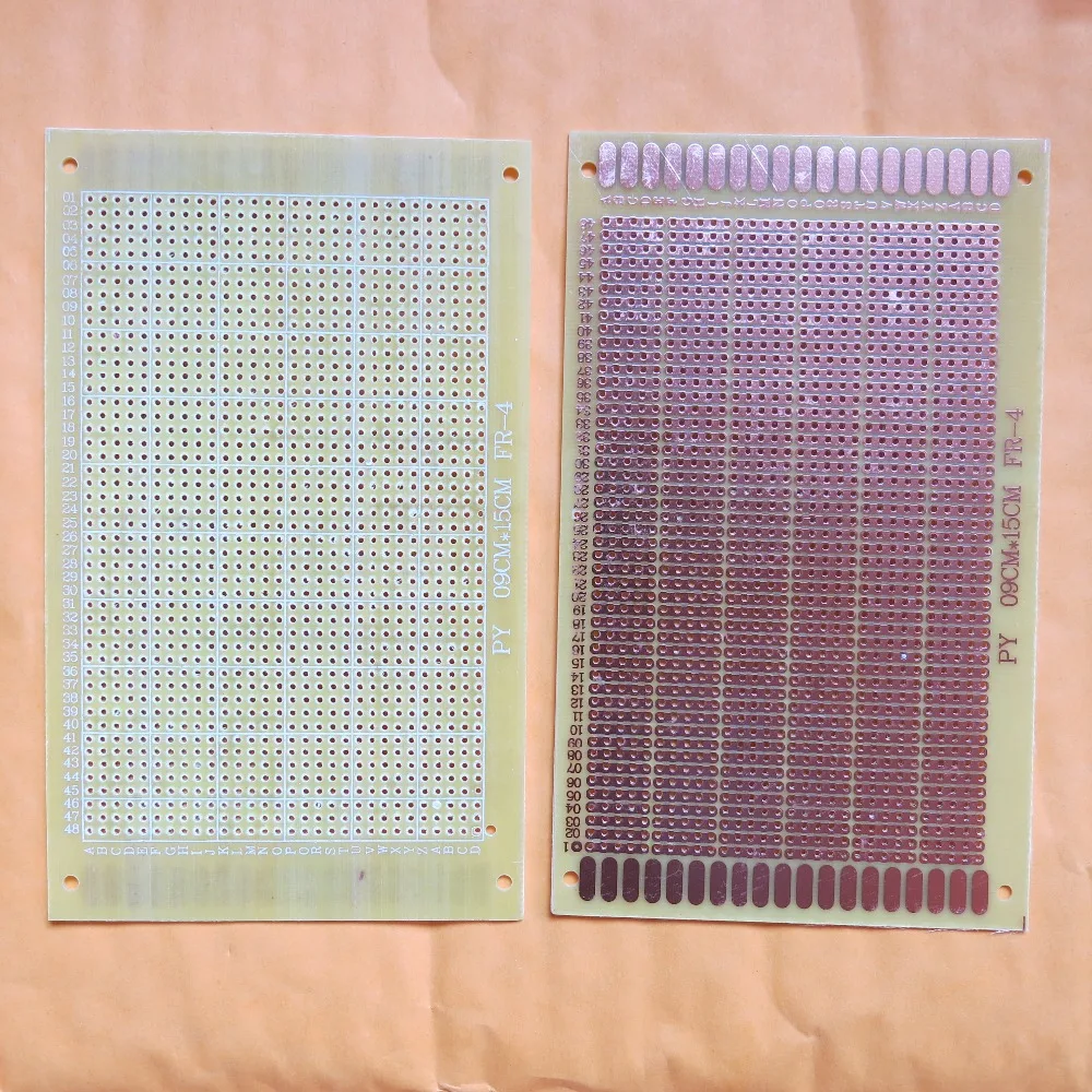 5 шт./лот 5er клейкая плата Veroboard 9x15 см Платина Стекловолоконная универсальная
