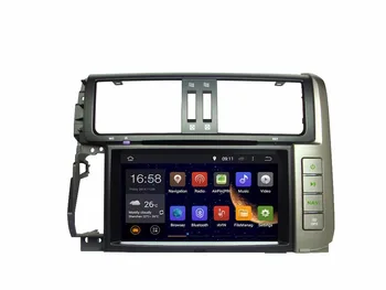 

ROM 16G Quad Core Android 7.1 Fit TOYOTA PRADO 2010-2011 2012 CAR DVD PLAYER Multimedia Navigation GPS DVD RADIO STEREO NAVI