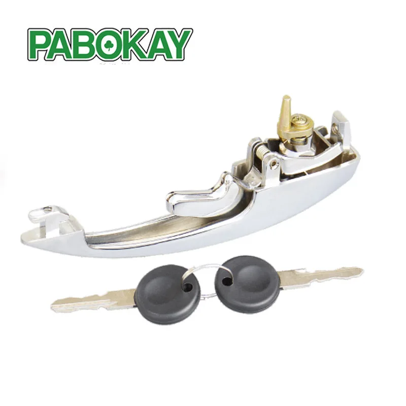 Per Vw Bay Tipo 2 T2 Camper Van Bus Chrome Maniglia Della Porta Set Con I Tasti 113898205M 111837205J