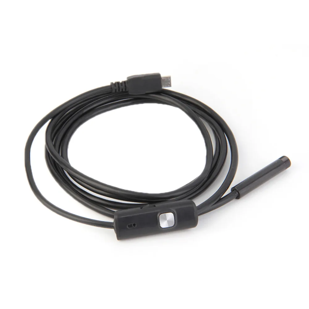 720P 7mm Lens Mini Camcorder Waterproof Inspection Mini Camera for Android Focus Camera Lens USB Cable Waterproof Endoscope