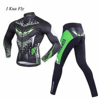 

New Cycling Clothing Men Long Sleeve MTB Bike Breathable Mountian Bicycle Clothing Quick-Dry Cycling Jersey Sets clothing bike 4
