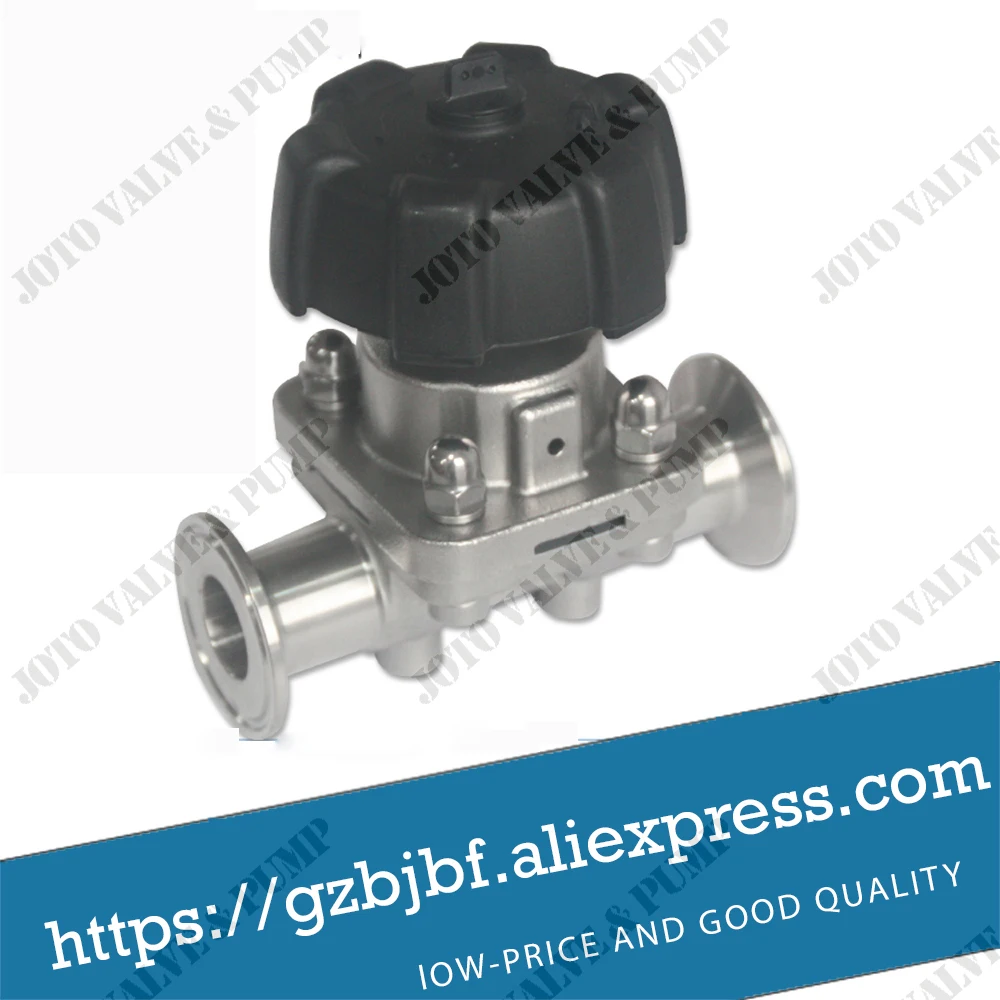 free shipping 2pcs 3/4&quot 19mm 316 Stainless Steel Sanitary Diaphragm Valve Food Industries | Обустройство дома