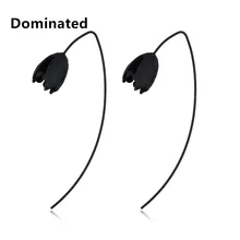 Преобладают женщины новая личность женский черный цветок серьги