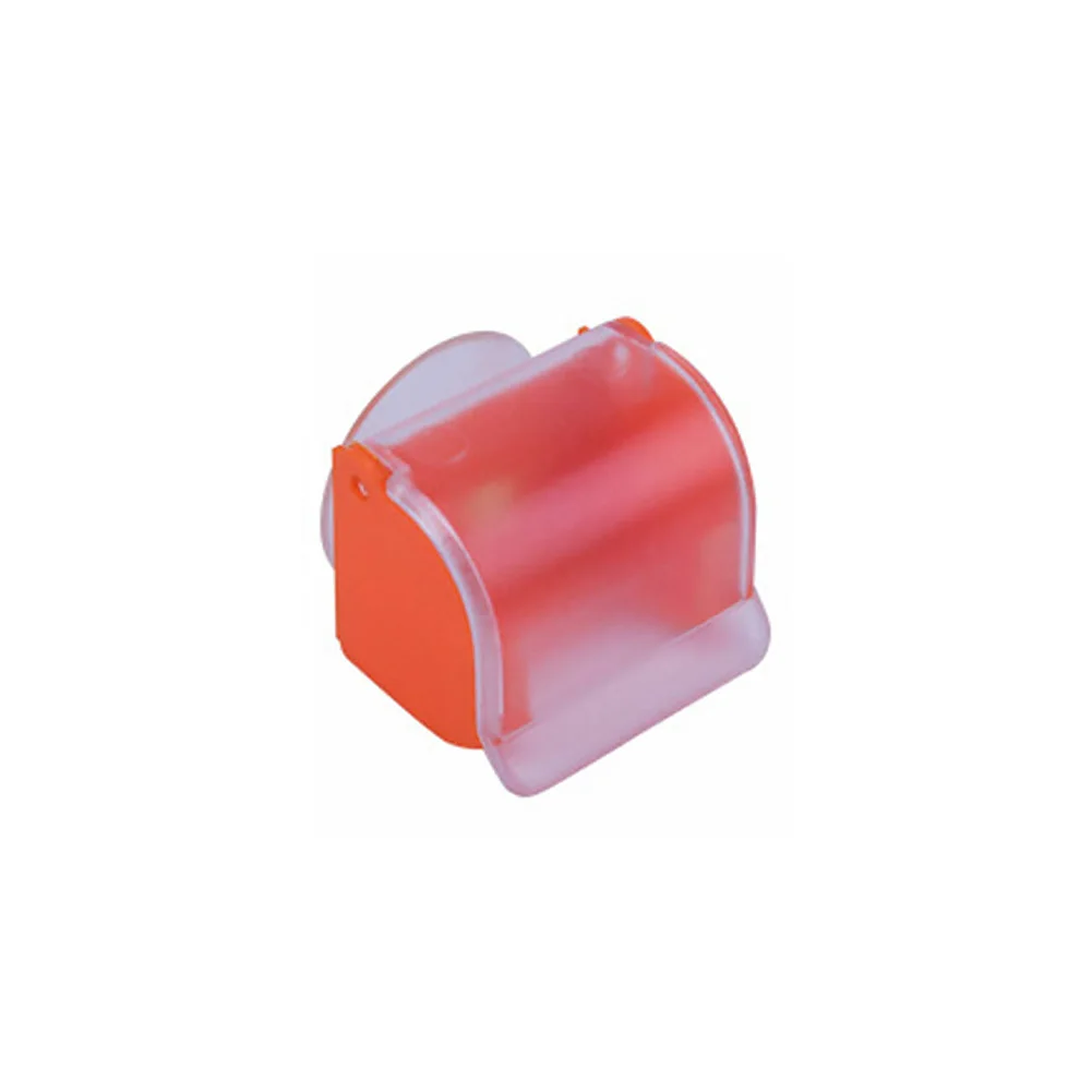 Бритва вешалка Аксессуары Портативный водонепроницаемый стеллаж многоразовая домашняя присоска для хранения в ванной комнате для мужчин полезный держатель для бритвы - Цвет: Оранжевый