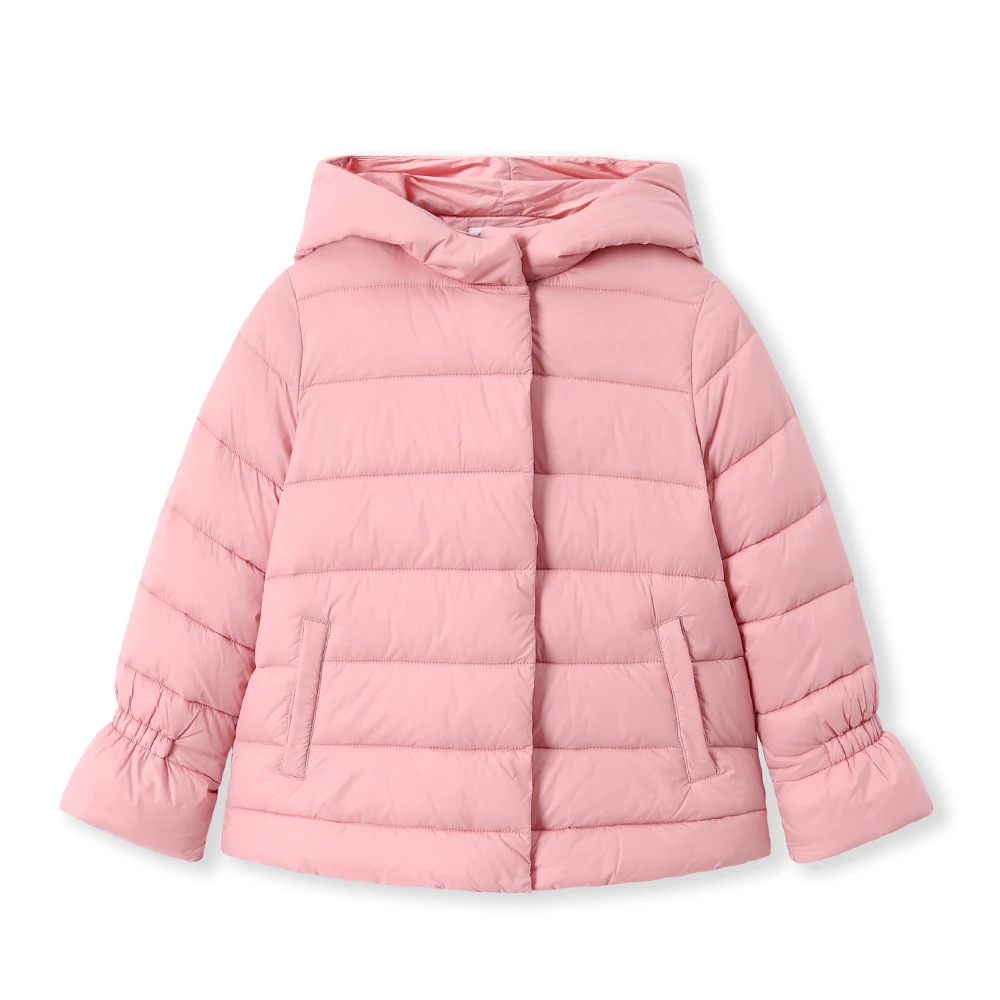 Skup Balabala 2018 kurtki parka dla dziewczynek chłopców płaszcze bawełniane drukowane zimowe ciepłe dziewczyny dół kurtki dzieci odzież bawełniana z kapturem