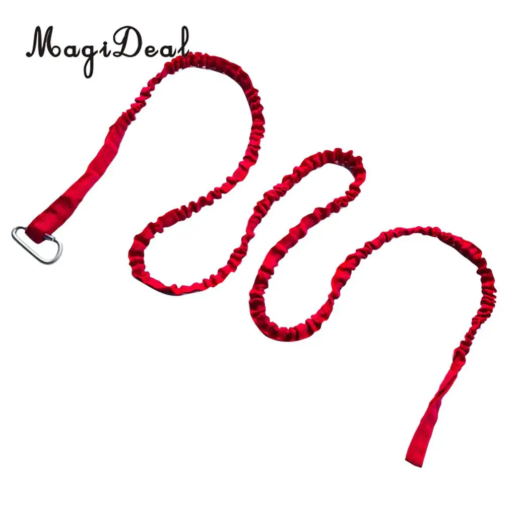 Durable SUP Kayak Paddle Leash Fishing Rod Holder Lanyard Tether with Clip for Dinghy Canoe Boat Surfboard Equipment Accessor