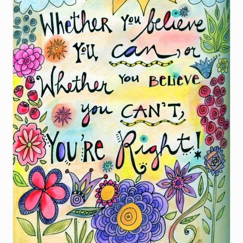 Whether You Believe Fine Art Poster Print by Jessia Sporn (12 x 16)