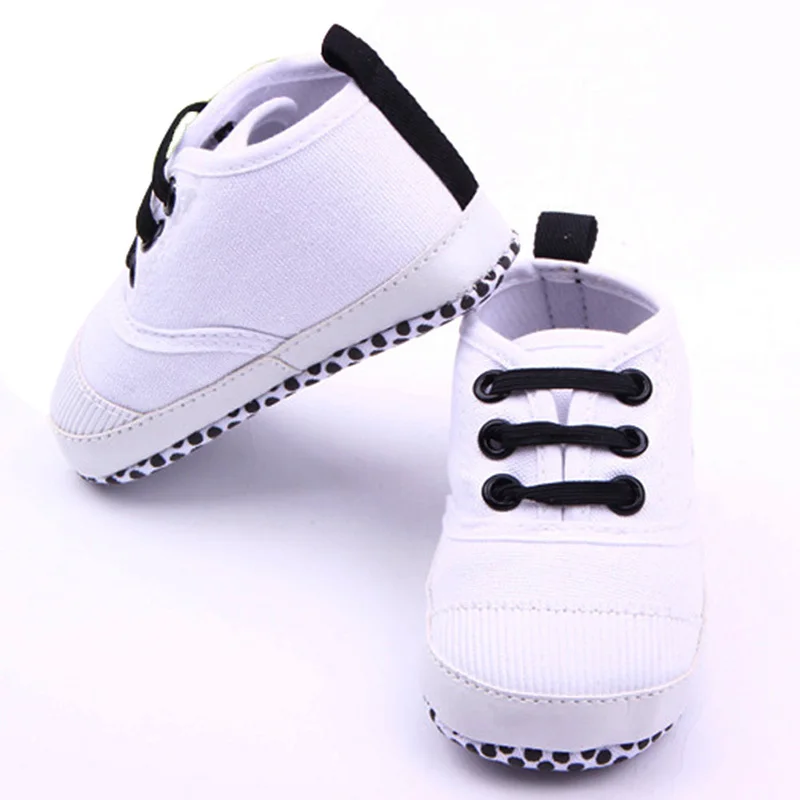 

Baby Kids Boys Solid Cotton Crown Infant Soft Sole Baby First Walker Toddler Shoes