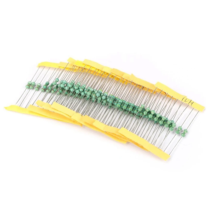 

Utility 200pcs 20 Value Assorted Color Wheel Inductor Kit 1/2W 10% Tolerance Set