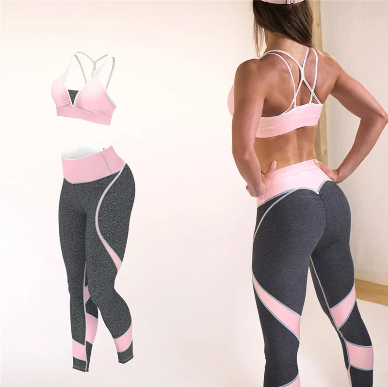 Peneran Fitness Sport Suit Women Yoga Running Sportswear Sexy Push Up