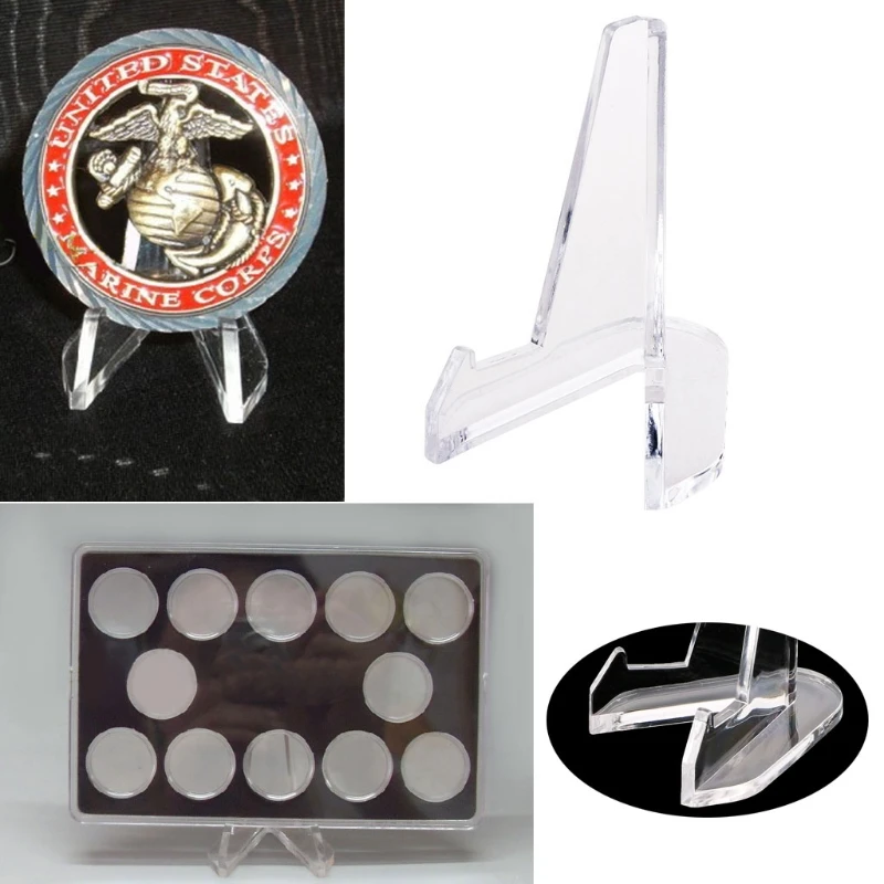 

New Arrival Collectibles Coins Easel Medal Badge Holder Golf Post Card Display Show Stand DEC22