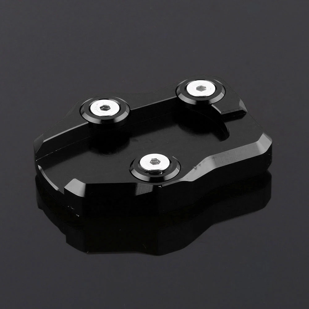 Motorcycle Accessories CNC Kickstand Sidestand Stand Extension Enlarger Pad For HONDA PCX125 PCX 125 PCX150 PCX 150 2016 2017 (17)