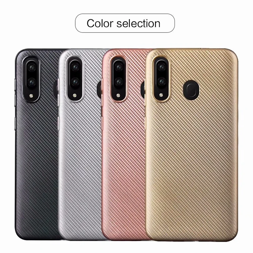Для Samsung Galaxy A30/A 30 чехол из углеродного волокна жесткого ТПУ мягкий резиновый