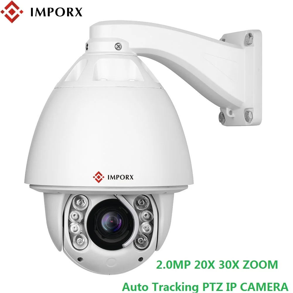 

IMPORX 2.0MP 20X/30X Zoom Auto Tracking PTZ IP Camera Outdoor HD 1080P Speed Dome Camera IR 150M P2P Onvif CCTV Security Cameras