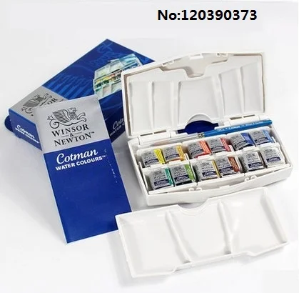 

WINSOR&NEWTON 12 colors cotman solid watercolor paint High quality drawing pigment