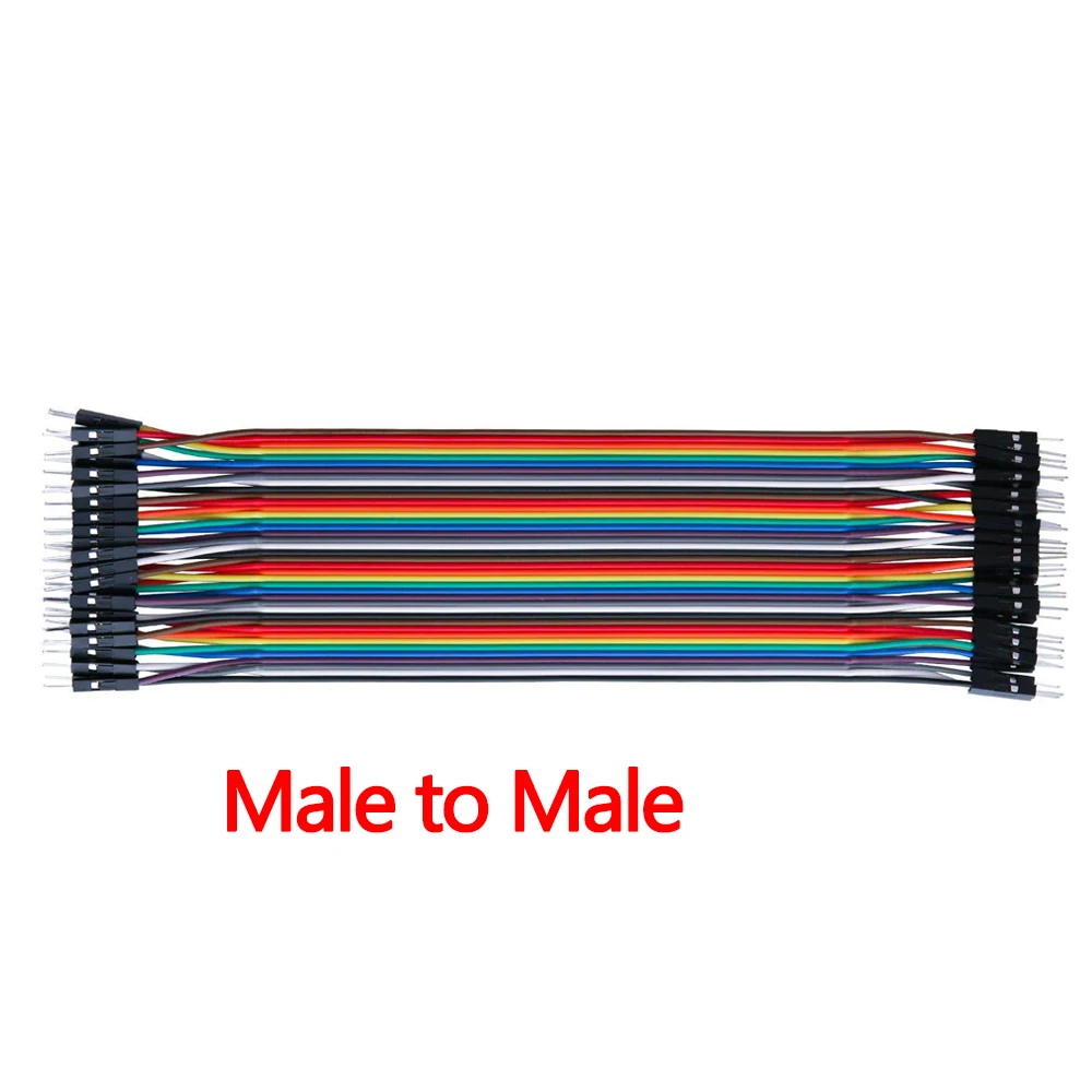 40PIN Dupont Line 10 см 20 см 30 см мужской+ Женский Мужской и Женский Соединительный провод Dupont кабель для arduino DIY KIT