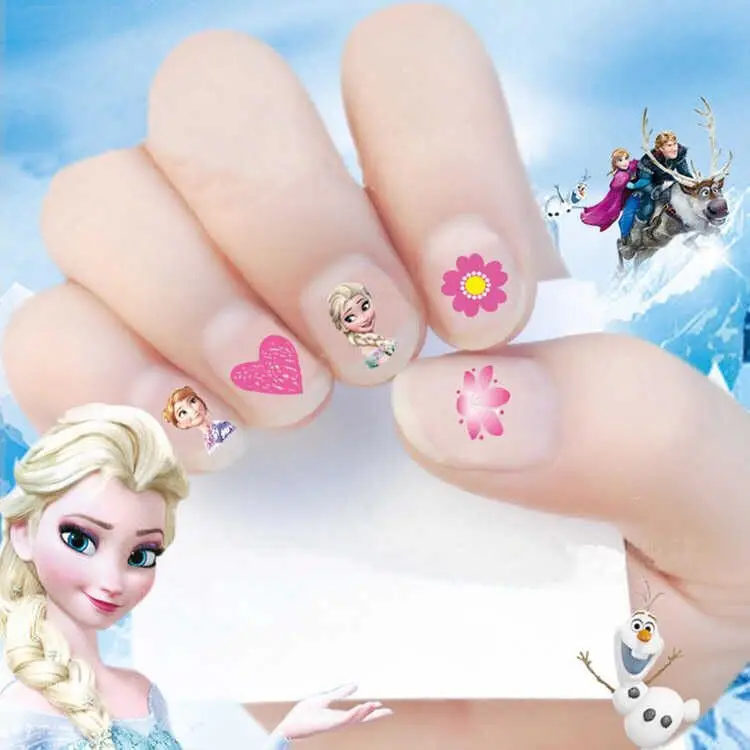 Genuine Disney Frozen 3D Cartoon Nail Sticker Sophia White Snow Princess Child Girl Baby Nail Sticker Toy Genuine Disney Frozen 3D Cartoon Nail Sticker Sophia White Snow Princess Child Girl Baby Nail Sticker Toy
