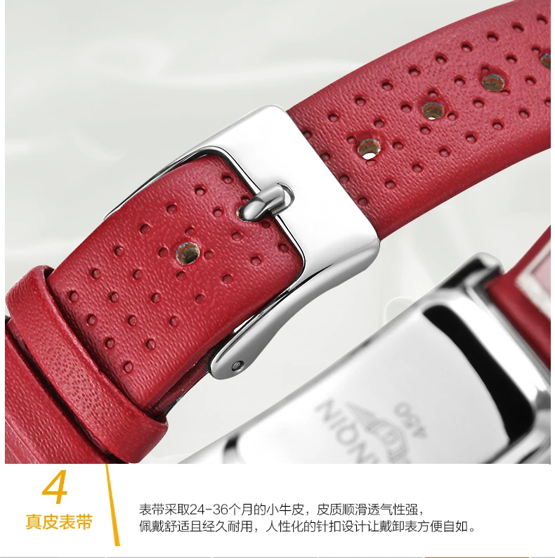 GUANQIN Новые женские часы моды случайные прямоугольник кварцевые