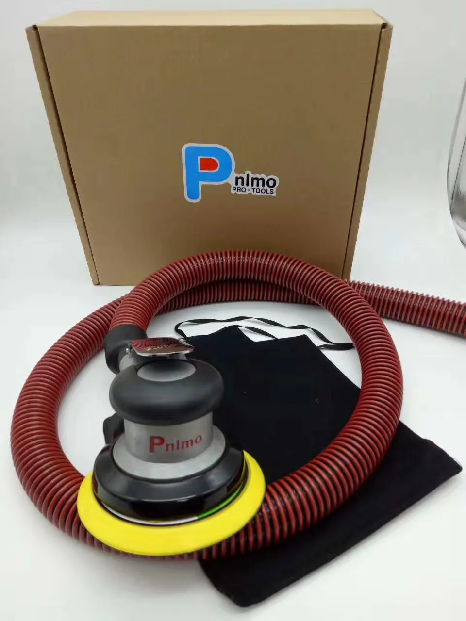 

Pneumatic Sanders TAIWAN Pnomo Air Tools Palm Random Orbital Sander Polisher 5 Inch Circle Round Pad OSN-50HE VE 125mm Vacummed
