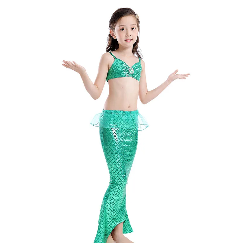 mermaid tail swimwear green 5