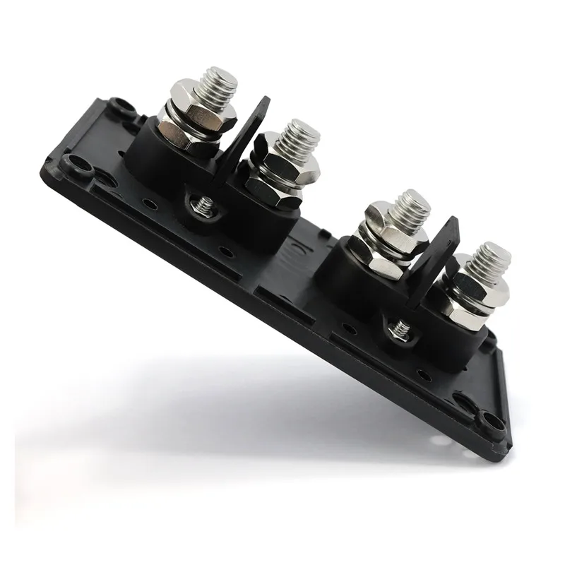 Bus Bars DC 48V 200A 4 car Bus boat power distribution bar with 4xM10 Terminal asparagus vehicle truck RV Cable organizer box04