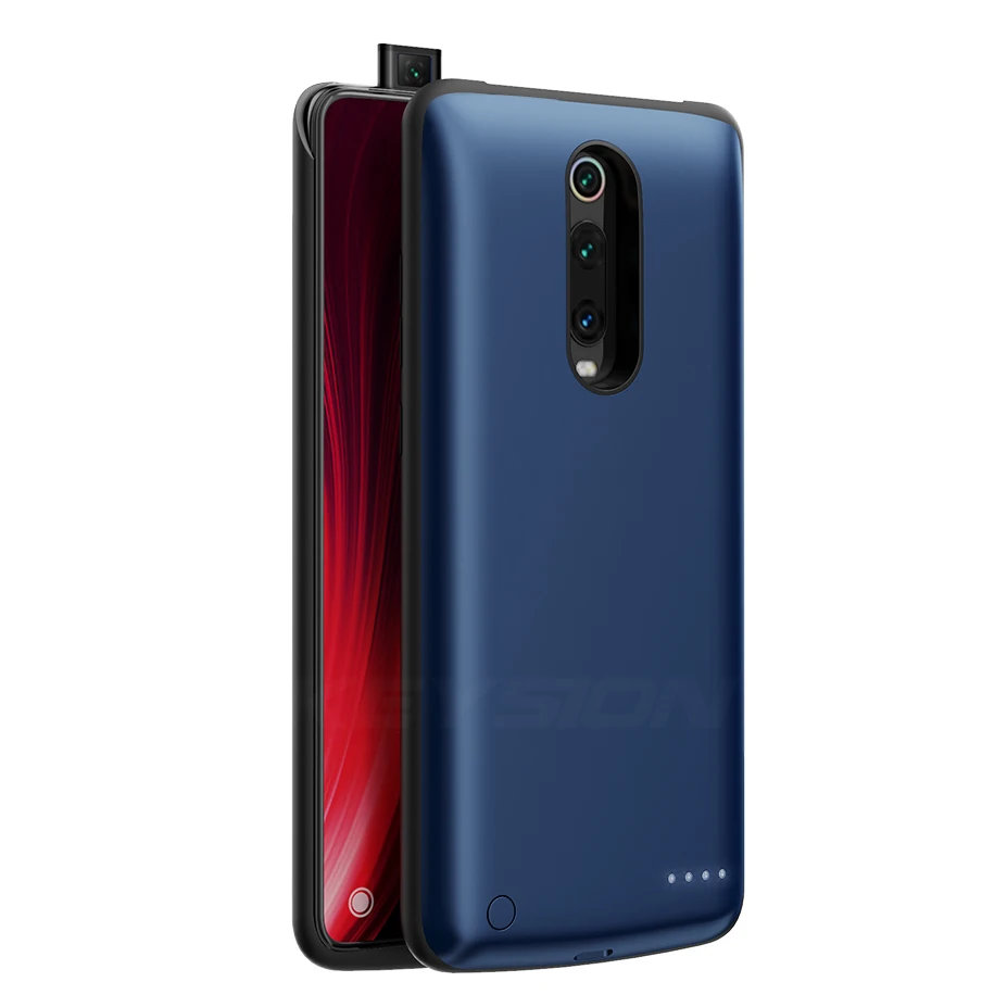 KEYSION 6500mAh Портативный чехол для аккумулятора для Xiaomi mi 9T Pro Red mi K20 аккумулятор power Bank чехол для зарядки Red mi K20 Pro - Color: Blue for Mi 9T Pro