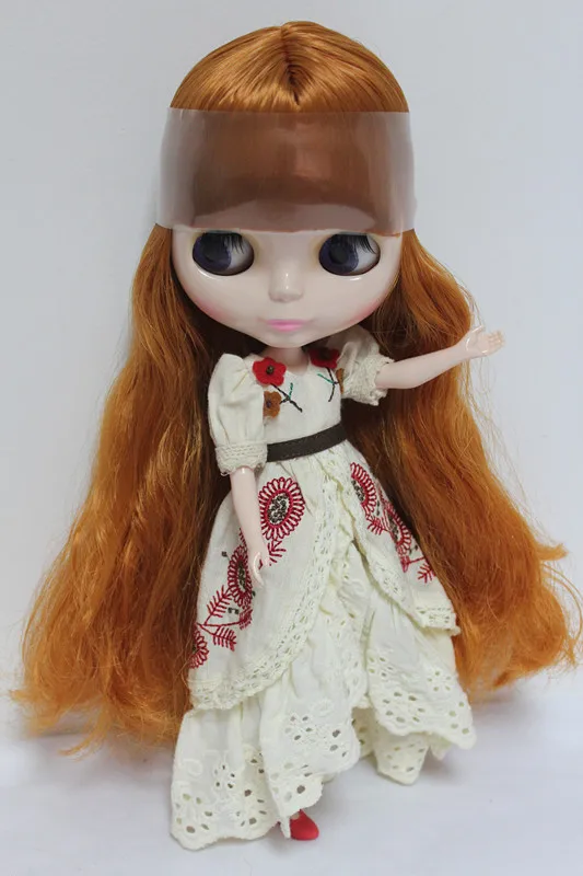 

Бесплатная доставка, Большая скидка, RBL-97DIY кукла телесного цвета, подарок на день рождения для девочки, 4 цвета, большие глаза, куклы с красивыми волосами, милая игрушка