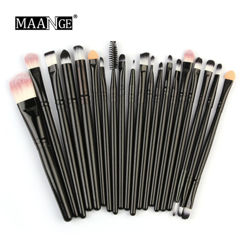 Pro 18/20/25pcs Make Up Brushes Lip Eyeshadow Pincel Blush Foundation Brush Set Kit Pinceaux Maquillage Free Shipping