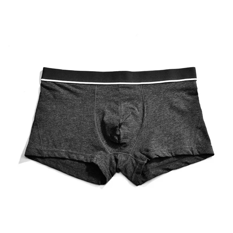

Men Cotton Elastic Underwear Comfortable Boxer Breathable Men Panties Homme Boxer Pouch Underpants Healthy Plus Size Boxers