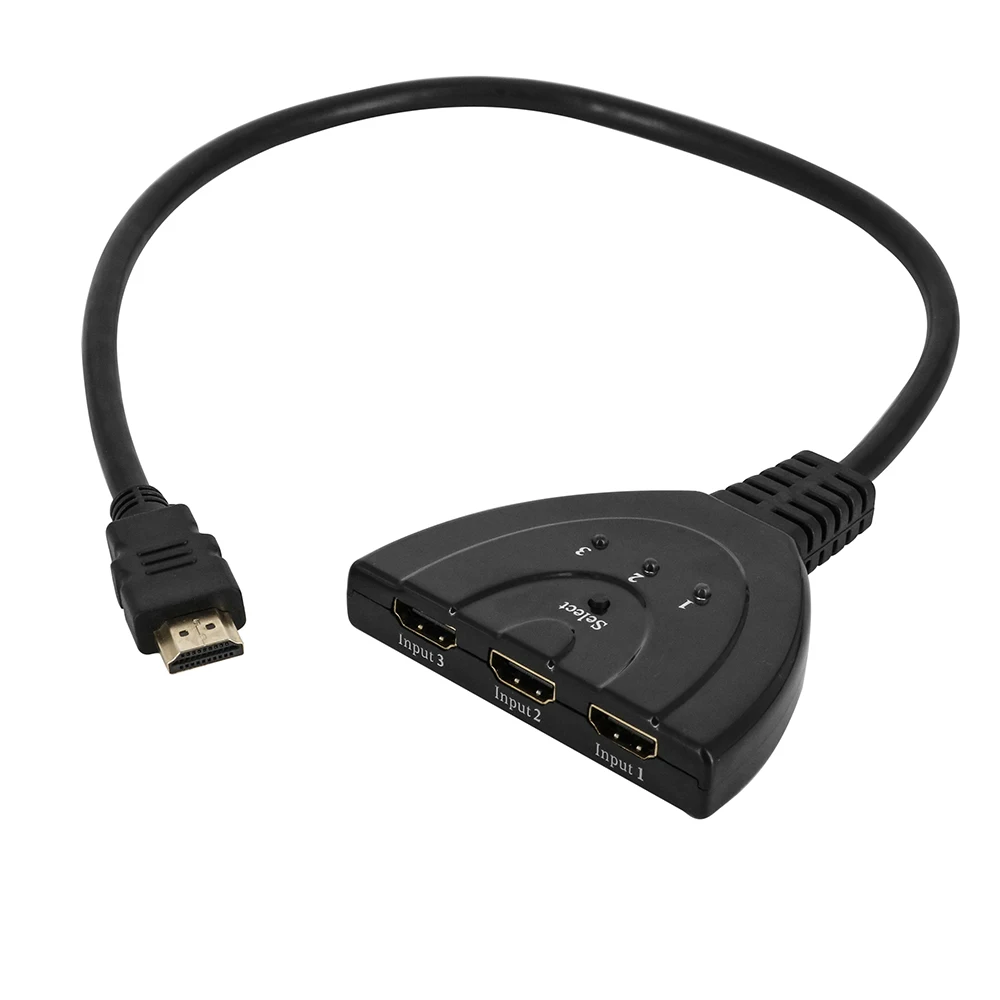 YTTL 3 в 1 разветвитель порта HDMI мультидисплей автоматический переключатель