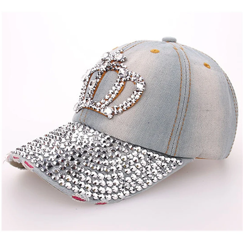 bone jeans feminino com strass