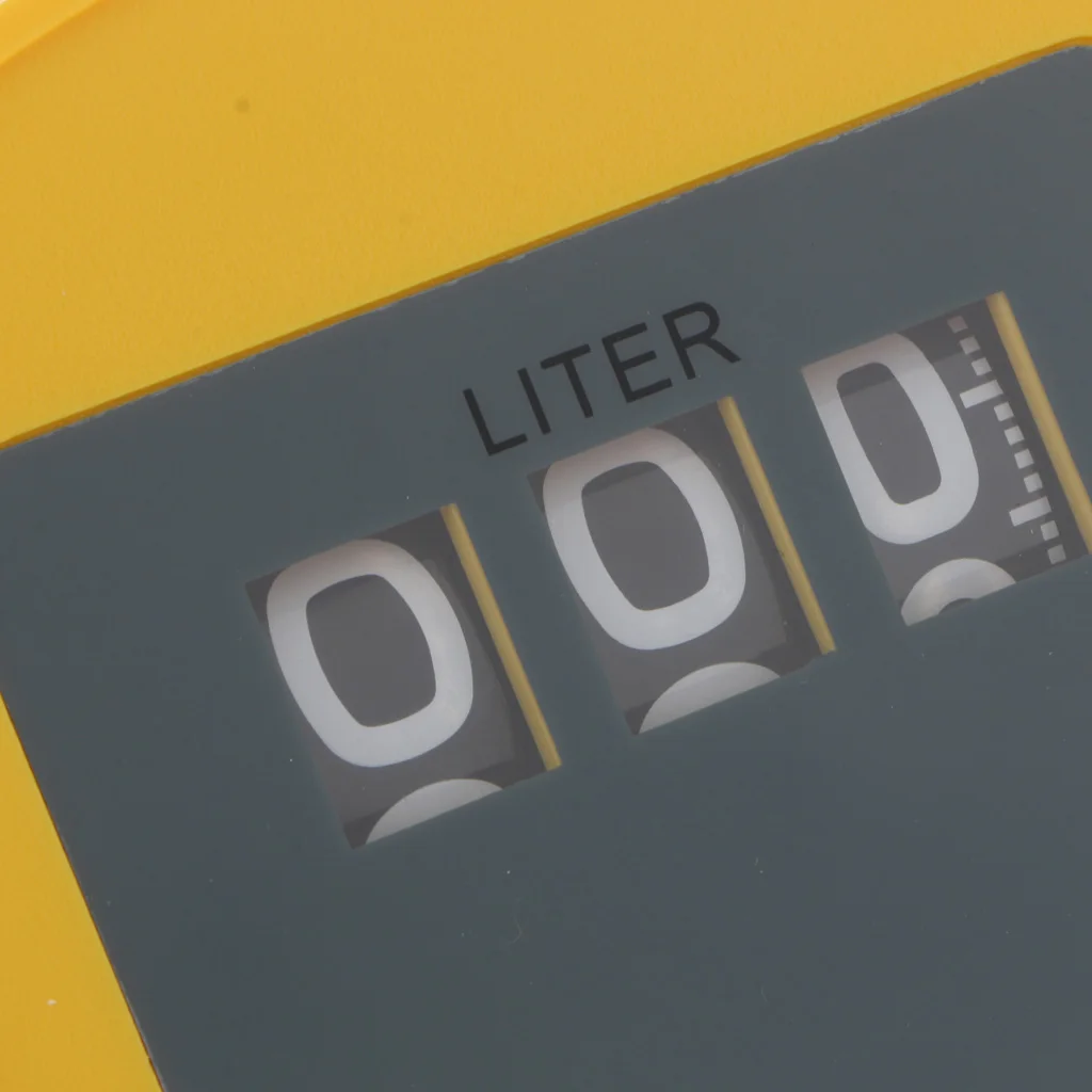 Petrol Diesel Oil Fuel Flow Meter Counter Mechanical Fuel Meter of 1% High Accuracy 20-120L/min for Matching Oil Pump