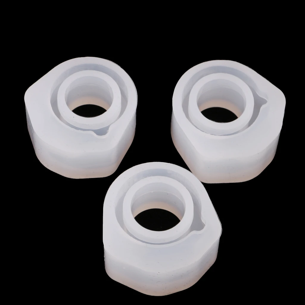6 шт. для ручной работы Силиконовая Форма кольца для Создание украшений из каучука ремесло силиконовый инструмент кольцевые формы