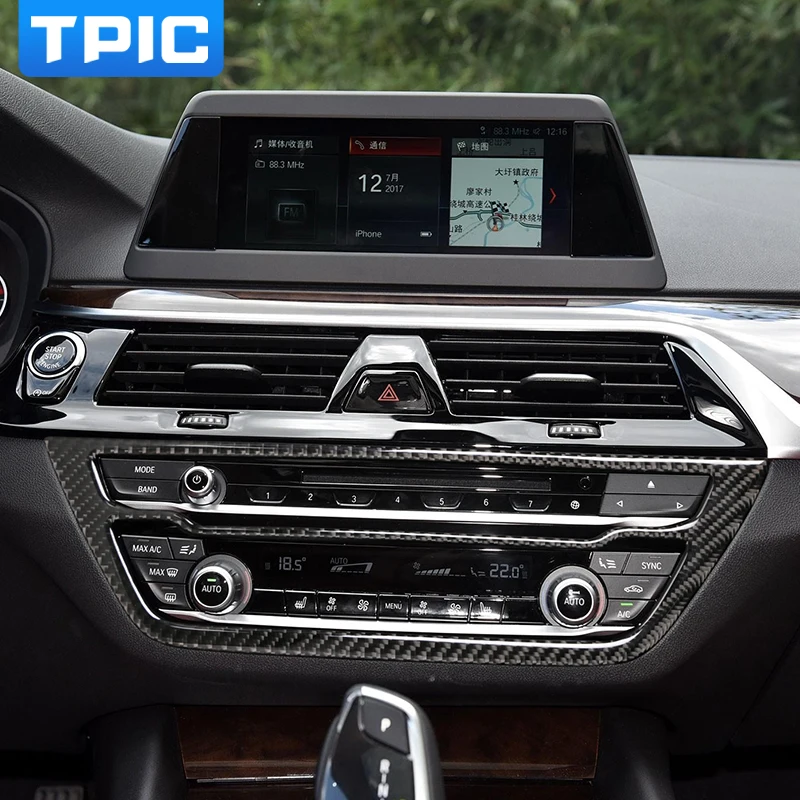 Наклейка на панель CD для кондиционирования воздуха BMW G30 5 Series|interior accessories|carbon interior