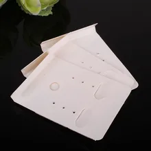 1000 шт/партия желтая бумага Ювелирные изделия/Серьги упаковочные карты для витрины