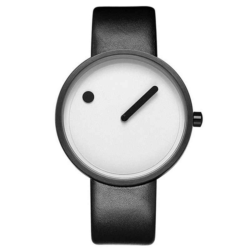 OUKESHI New Fashion Watch Women Leather Strap Minimalist Style Creative Casual Quartz Wristwatch Ladies Popular Waterproof Clock | Наручные